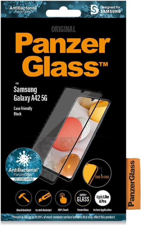 Actual product image PanzerGlass Edge-to-Edge (1 Piece, Samsung Galaxy A42 5G)