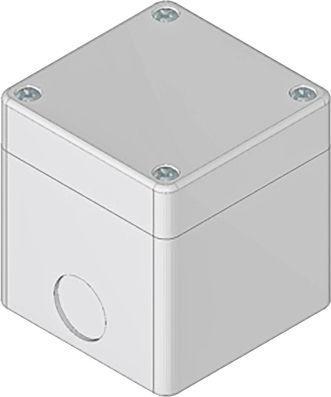 Produktbild Rs Pro Steuerstation Leergehäuse x Ø 22mm, 70 x 70 x 74mm, Grau, ABS, IP 65