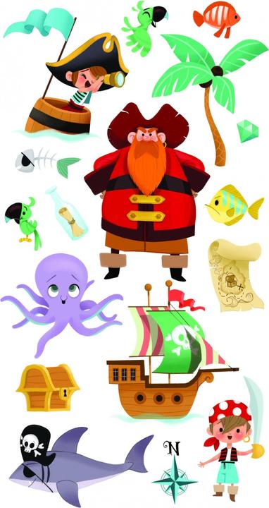 Image du produit Avenue Mandarine Decalco' Mania, Pirates -