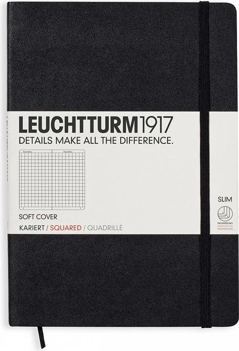 Produktbild Leuchtturm1917 Medium (A5, Kariert, Weicher Einband)