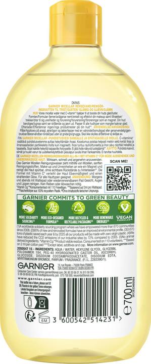 Actual product image Garnier Toilet Micellaire (Micelle water, 700 ml)