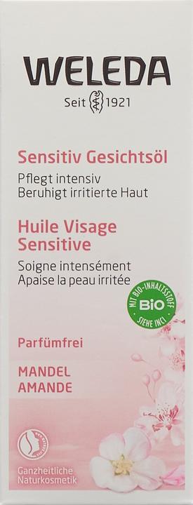 Image du produit Weleda Huile visage apaisante à l'amande (50 ml, Huile visage)