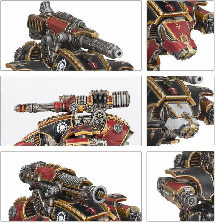 Produktbild Games Workshop Legions Imperialis: Dire Wolf Heavy Scout Titans (Kunststoff)