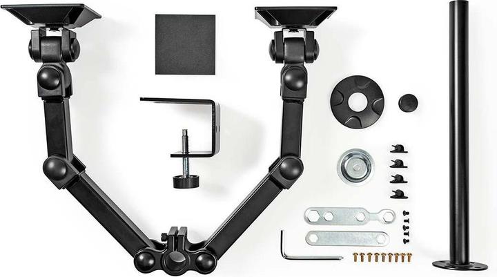 Image du produit Nedis Support double écran - support de table pour 14 à 24 pouces deux (Tables, 24.02")