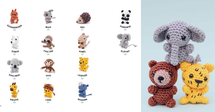 Produktbild Mini-Amigurumis (Deutsch, Sarah Abbondio, 2021)
