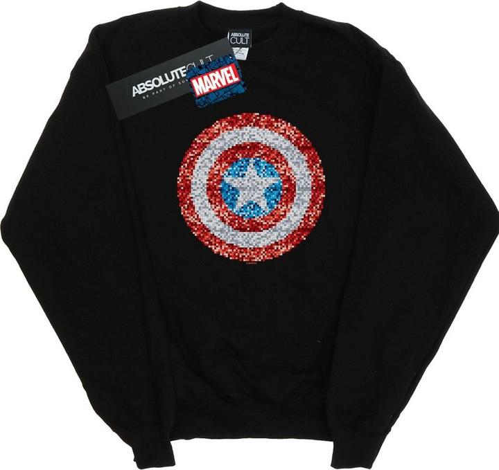 Produktbild Captain America Pixelated Shield Sweatshirt (XL)