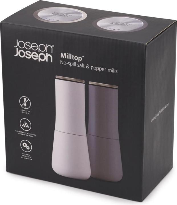 Actual product image Joseph Joseph Milltop salt and pepper mill (Salt, Pepper)