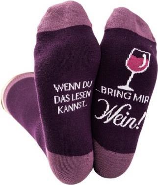 Produktbild Coole Socke - Wein - Grösse 36-40 - von (36 - 40)