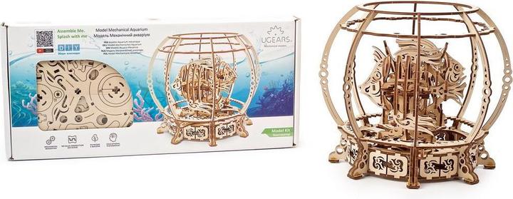 Image du produit Ugears 70155 - Kit modèle d'aquarium en bois