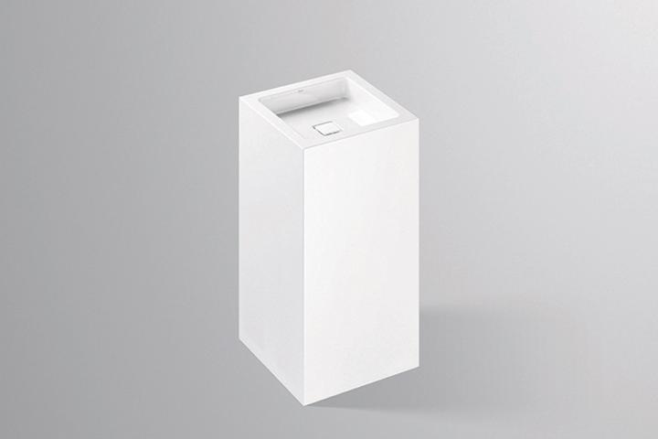 Immagine prodotto Alape Lavabo WT.RX450QS, quadrato L: 455mm H: 900mm P: 507mm, 4804000000, bianco (507 mm, 455 mm)