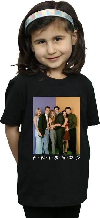 Actual product image Friends Girls Group Photo Cotton T-Shirt (152, 158)