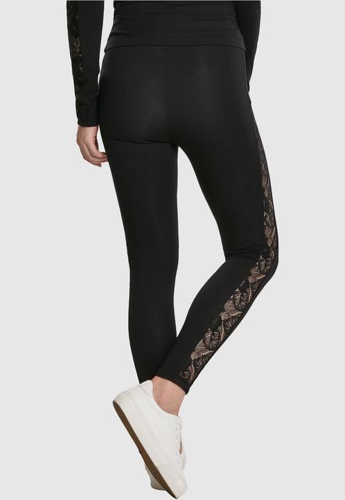 Actual product image Urban Classics Ladies Lace Striped Leggings (XL)