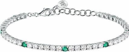 Produktbild Morellato Elegant silver bracelet with zircons Tesori SAIW138