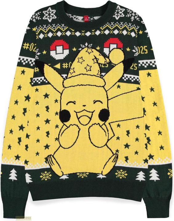 Image du produit Difuzed POKEMON - Pikachu Happy - Pull de Noël (2XL) (XXL)