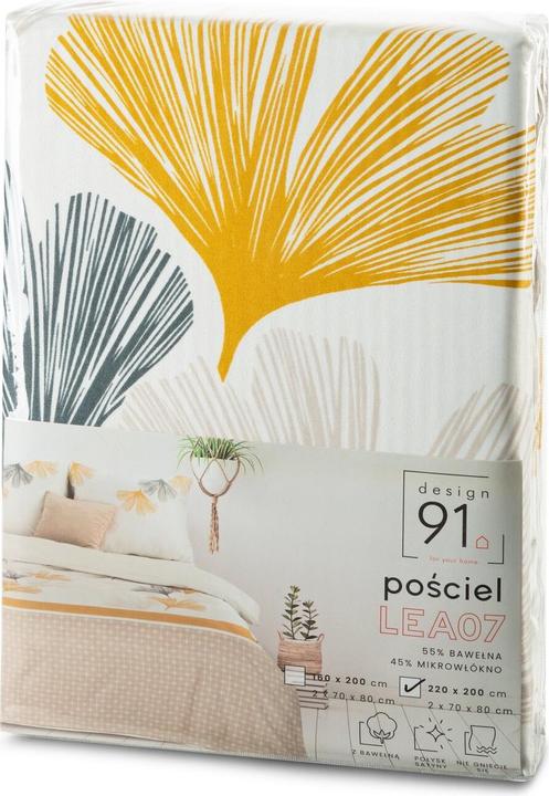 Produktbild Eurofirany D91/POS/LEA/07 160X200 70X80/X2 (Duvetbezug, 160 x 200 cm)
