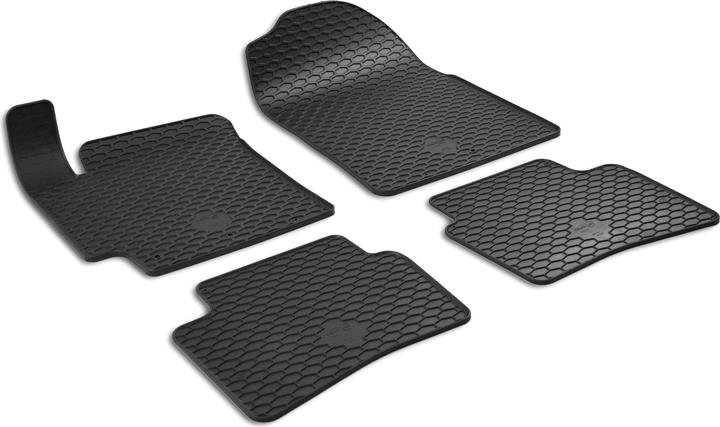 Actual product image Walser Rubber mats for Kia Rio and Kia Stonic BJ 2017 - today (2 front mats + 2 rear mats)