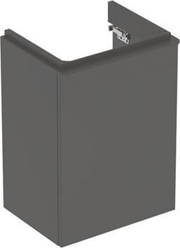 Actual product image Geberit Smyle Square handwash basin vanity unit, 500350, 442x617x356mm, with 1 door, right-opening