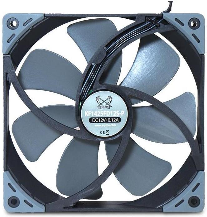 Actual product image Scythe PC fan Kaze Flex 140 Square PWM (140 mm, 1 x)