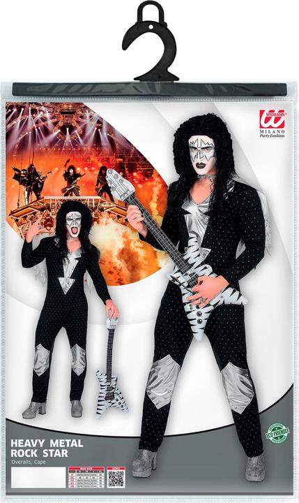 Actual product image Widmann Costume Heavy Metal Rockstar (M)