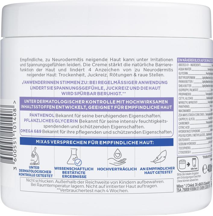 Actual product image Mixa Body Care (Body cream, 400 ml)