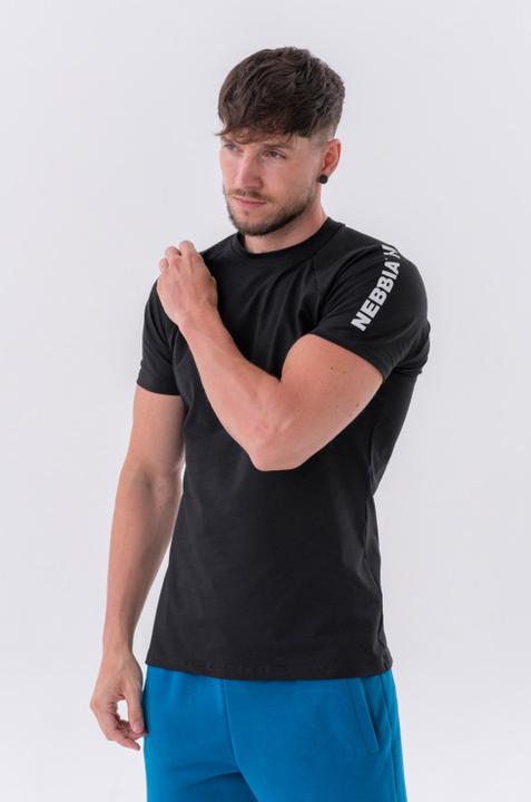 Actual product image Nebbia Sporty Fit T-shirt "Essentials" 326 black (M)