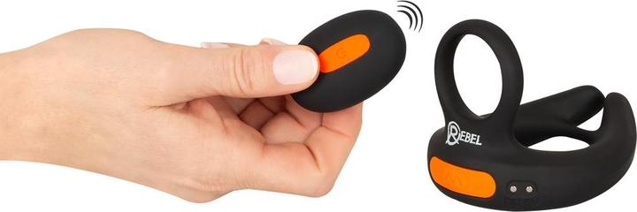 Image du produit Rebel Stimulateur de scrotum RC avec vibrations (4.60 cm)