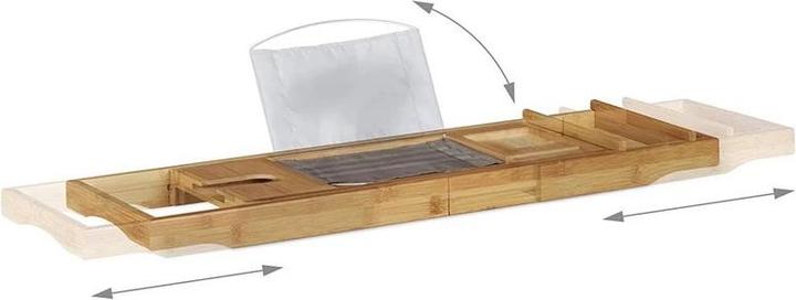 Actual product image Ruhhy Adjustable Bamboo Eco Bathroom Shelf