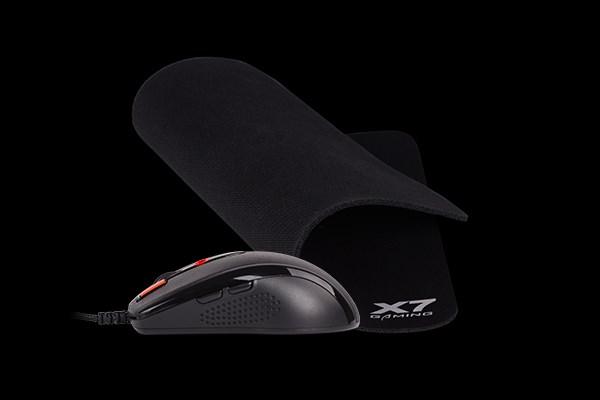 Produktbild A4Tech A4 TECH X-Game X-7120 A4TMYS46028 Maus (optisch, 3000 DPI, schwarze Farbe) (Kabelgebunden)