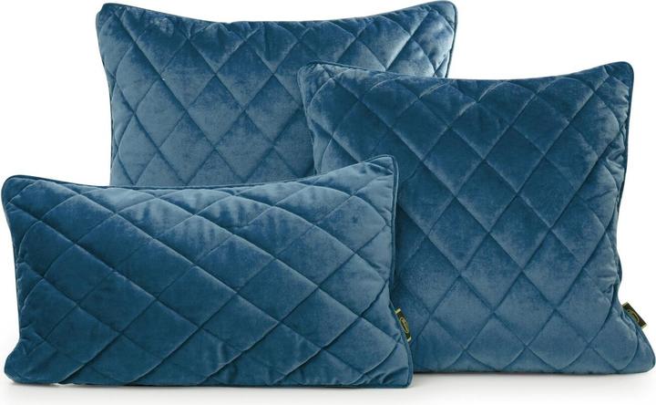 Produktbild Eurofirany Kissen SAMT 50x50cm - blau (50 x 50 cm)