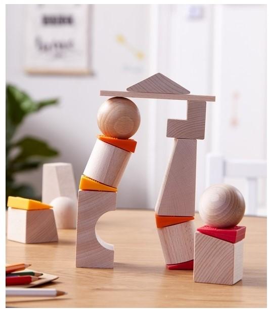 Produktbild Haba 3D-Legespiel Schiefe Türme - Kugeln