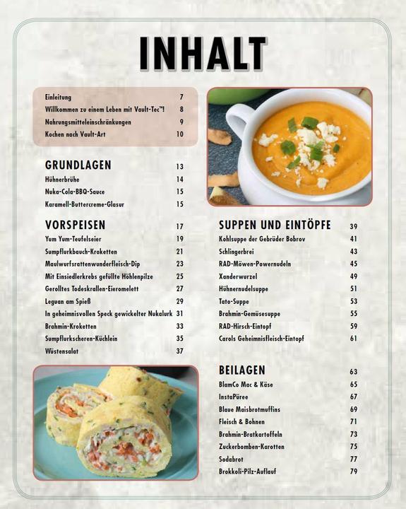 Actual product image Panini Fallout: Das offizielle Kochbuch für Vaultbewohner (German, Victoria Rosenthal, Andreas Kasprzak, 2018)