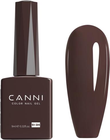 Produktbild Canni Gellack Schockoladenbraun / 9134 UV/LED (LED, 9134 UV, UV-Gel Lack)