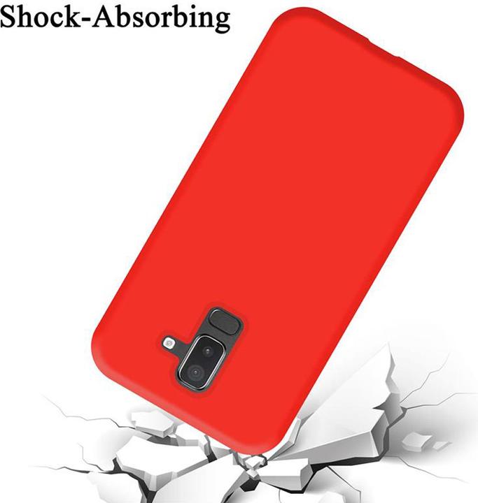 Actual product image Cadorabo TPU Liquid Silicone Case Cover (Samsung Galaxy J8 (2018))