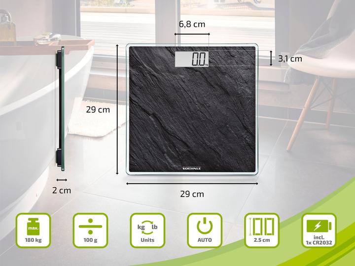 Actual product image Soehnle Style Sense Compact 300 Slate (180 kg)