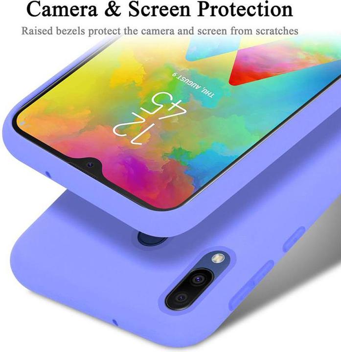 Actual product image Cadorabo TPU Liquid Silicone Case Cover (Samsung Galaxy M20)