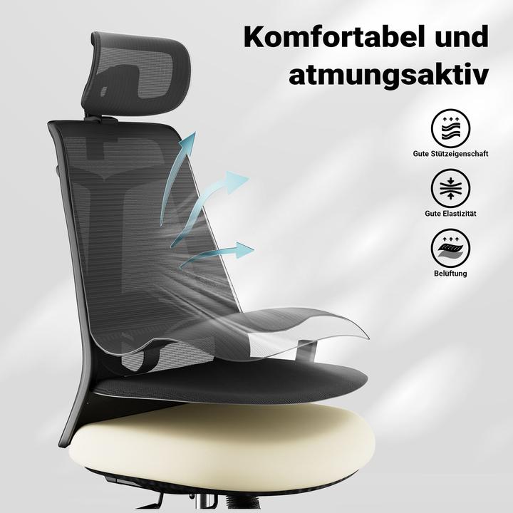 Actual product image Wiltec Ergonomic office chair