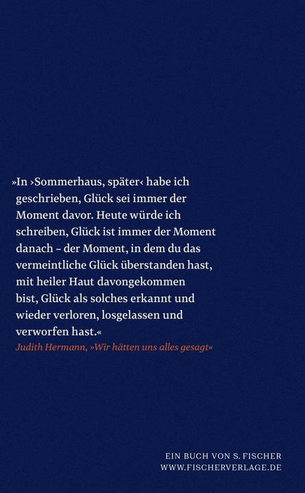 Produktbild Sommerhaus, später (Deutsch, Judith Hermann, 2023)