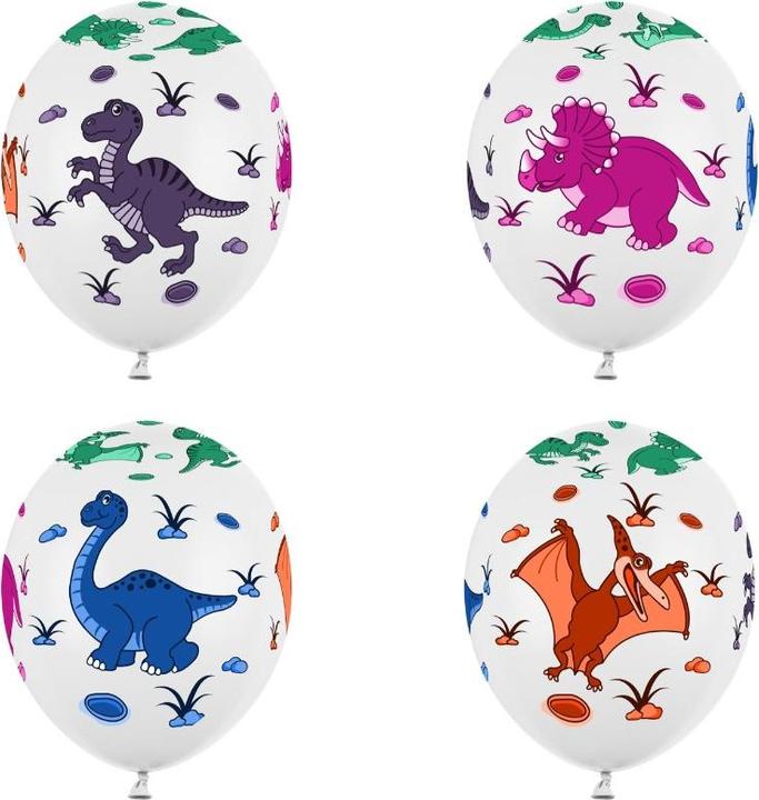 Immagine prodotto Partydeco Palloncini Dinosauro - 6 pezzi