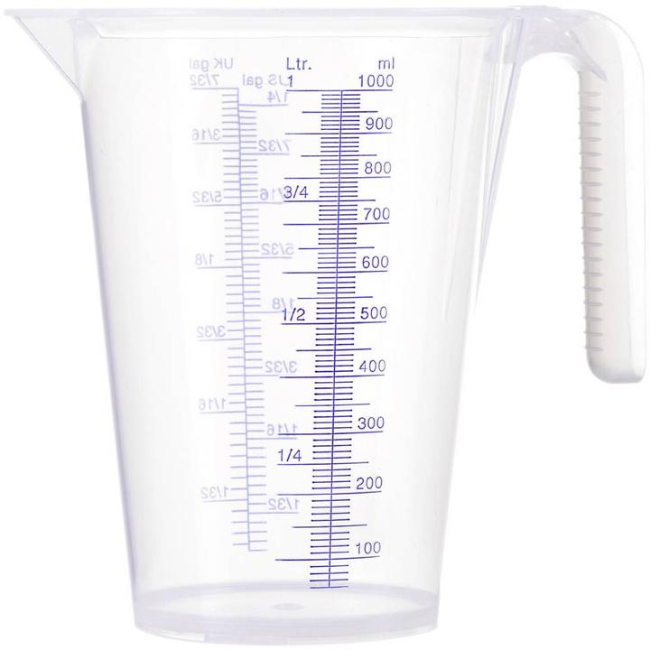 Actual product image Pressol Measuring jug 1 l, with graduation, PVC (1000 ml)
