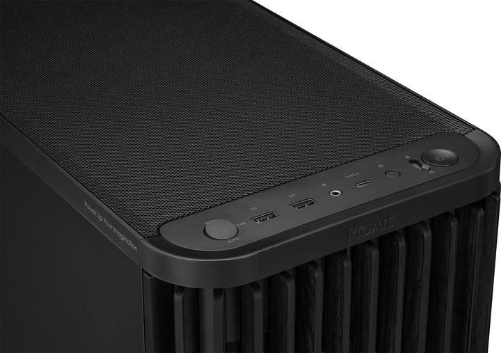 Actual product image ASUS Case PROART PA401 WOOD METAL PWM BLACK (ATX)