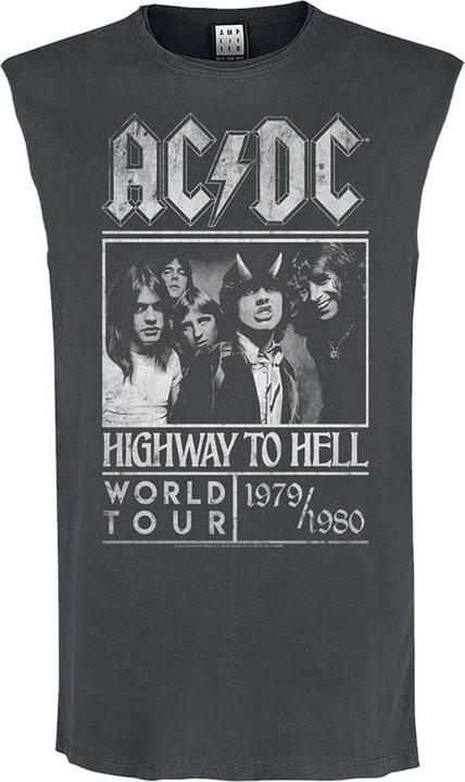Actual product image Amplified Mens Highway To Hell AC/DC Tank Top (XL)