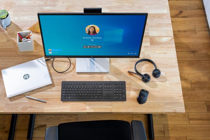 Actual product image HP E27d G4 (2560 x 1440 pixels, 27")