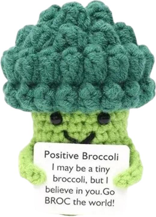 Actual product image I Am Creative Positive broccoli (6 cm)