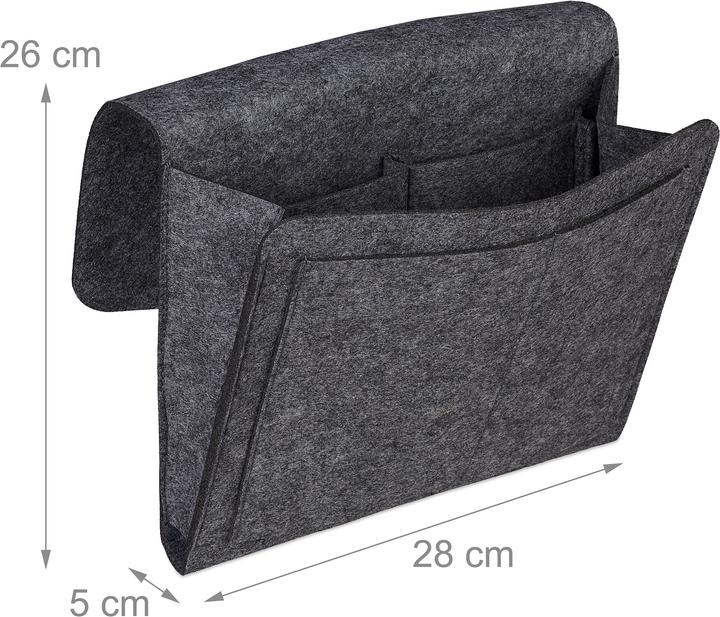 Image du produit Relaxdays Poche-de-lit (1 x, 28 x 5 x 26 cm)