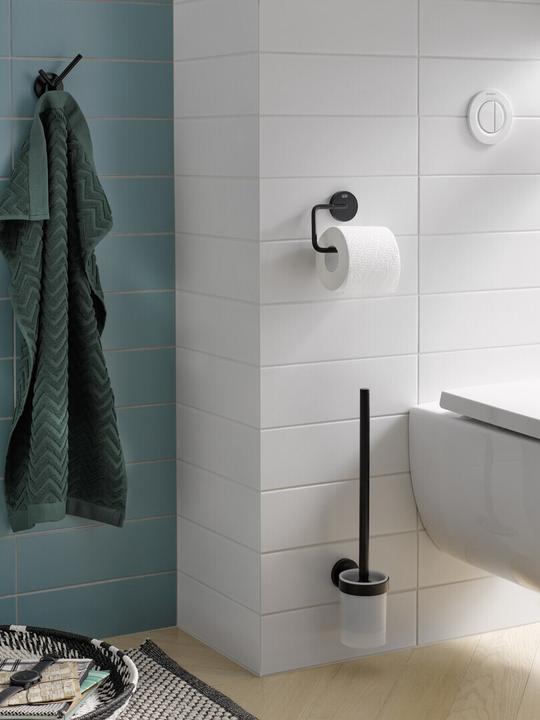 Produktbild Emco round Bürstengarnitur, Glasteil satiniert, Wandmodell, 4315