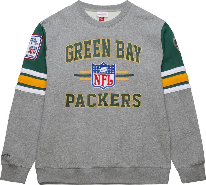 Actual product image Mitchell & Ness Fleece 4.0 Pullover Green Bay Packers - XXL (XXL)
