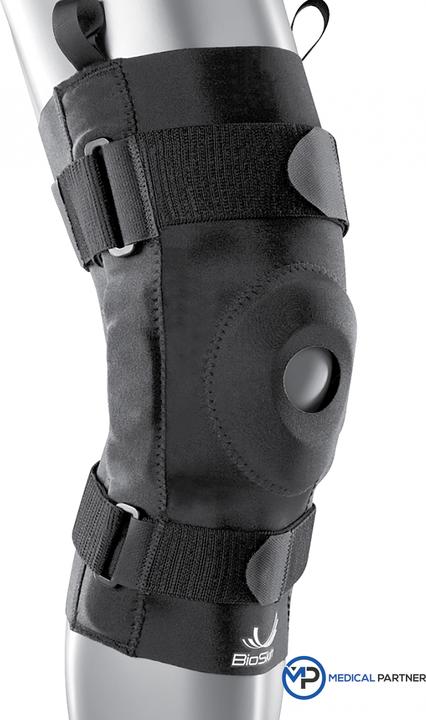 Actual product image BioSkin Knee Brace Hinged Knee Skin Open Patella (S)
