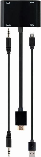 Image du produit Gembird HDMI mâle vers HDMI femelle + VGA f (HDMI, VGA, 210 cm)