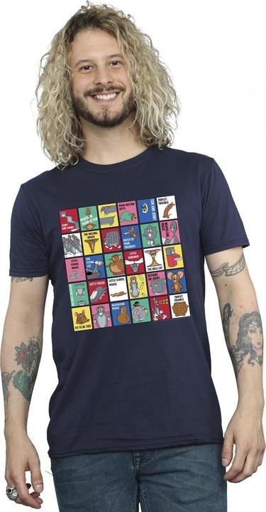 Image du produit Tom & Jerry - T-shirt GRID SQUARES - Homme (S)