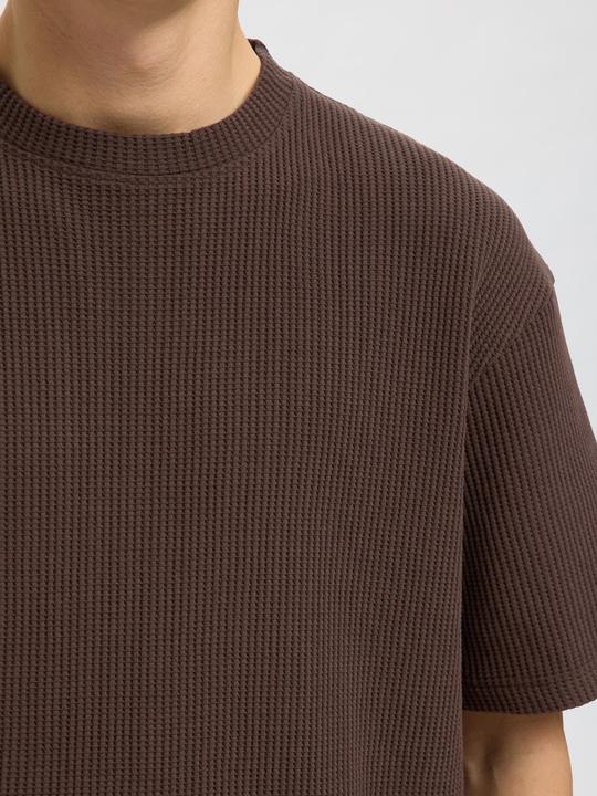 Immagine prodotto Selected Homme Relaxed Fit Waffelmuster T-Shirt (L)